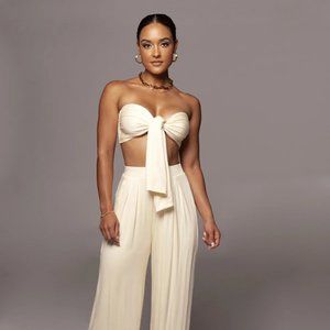 JLUXBASIX BUTTERCREAM TORY TWO PIECE SET - 2XL